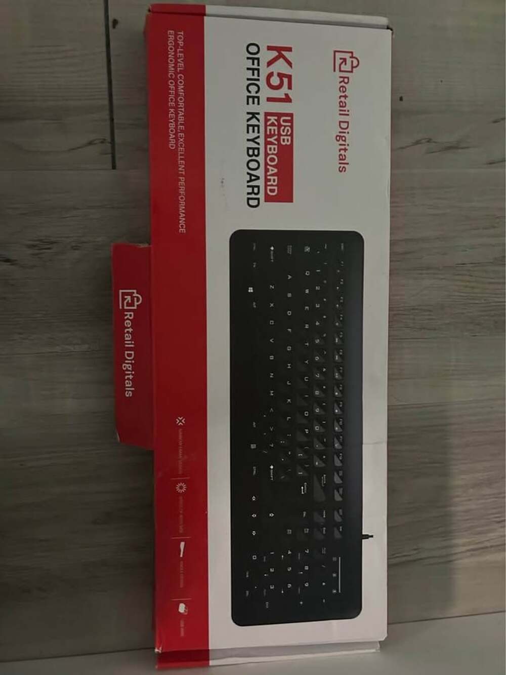 Retail Digitals K51 USB Office Keyboard